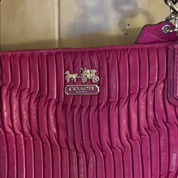 Pink Coach Hand Bag - Picture 2 of 6